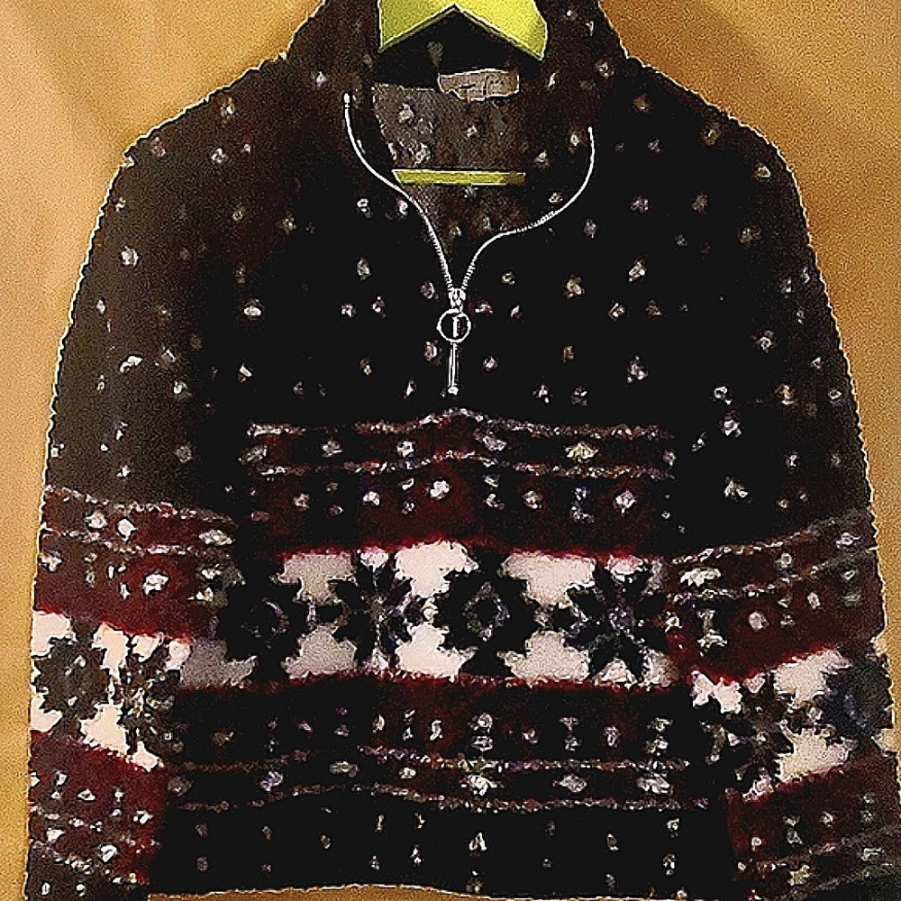 LoveTree ❤🖤❤🖤 PullOver With Zipper